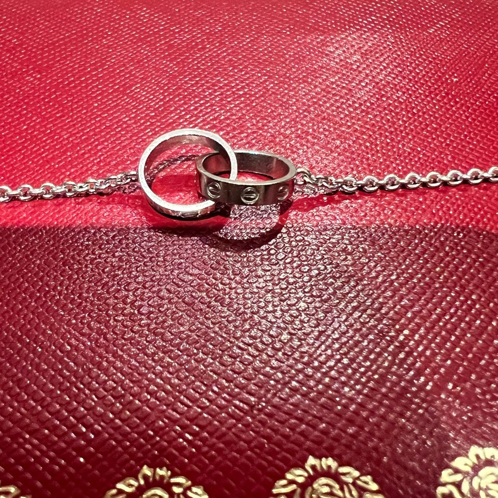 Cartier interlocking love bracelet